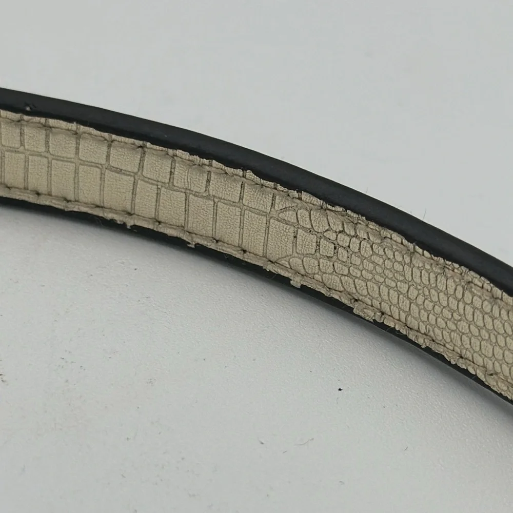Express thin metallic belt, size M